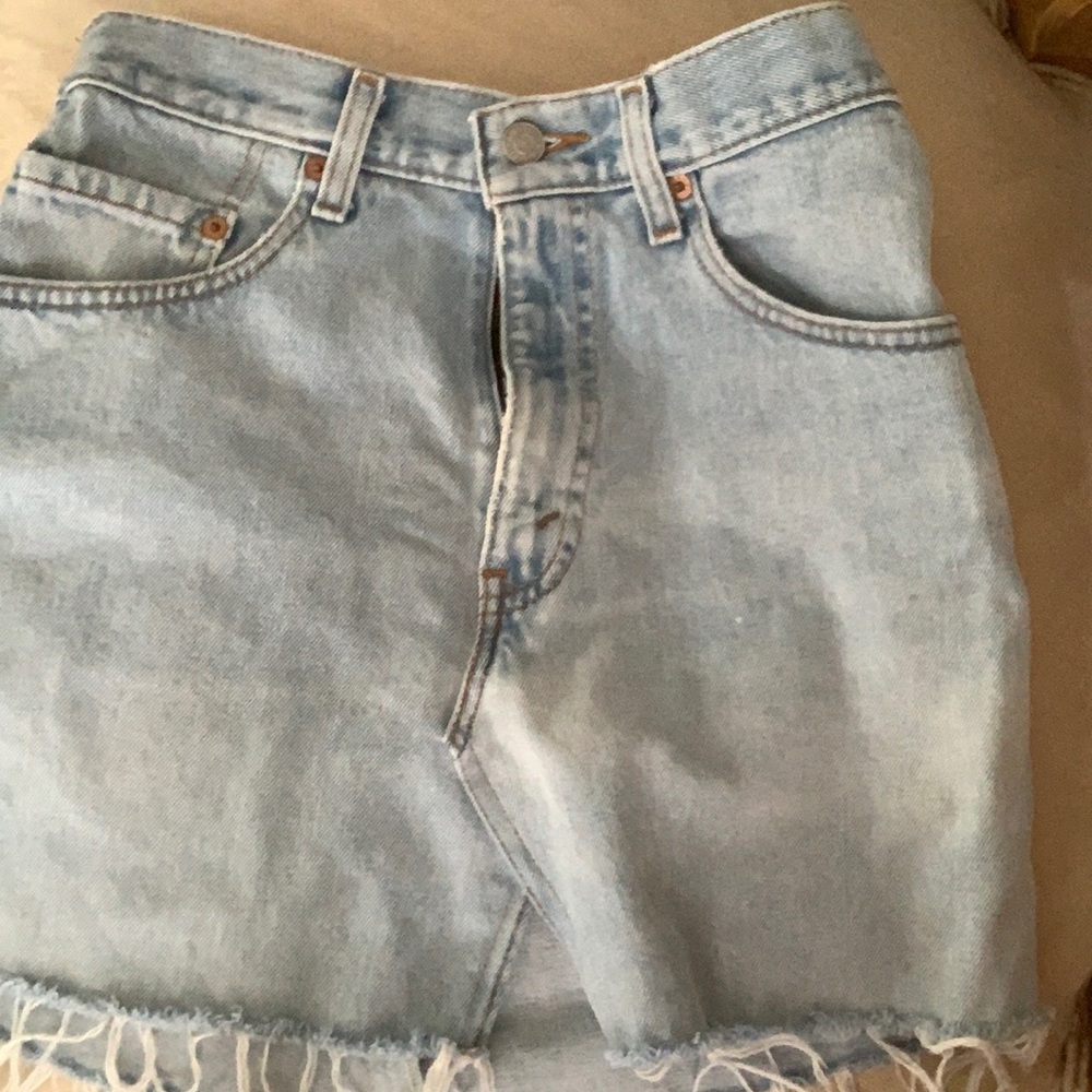 Levis 550 vintage denim skirt